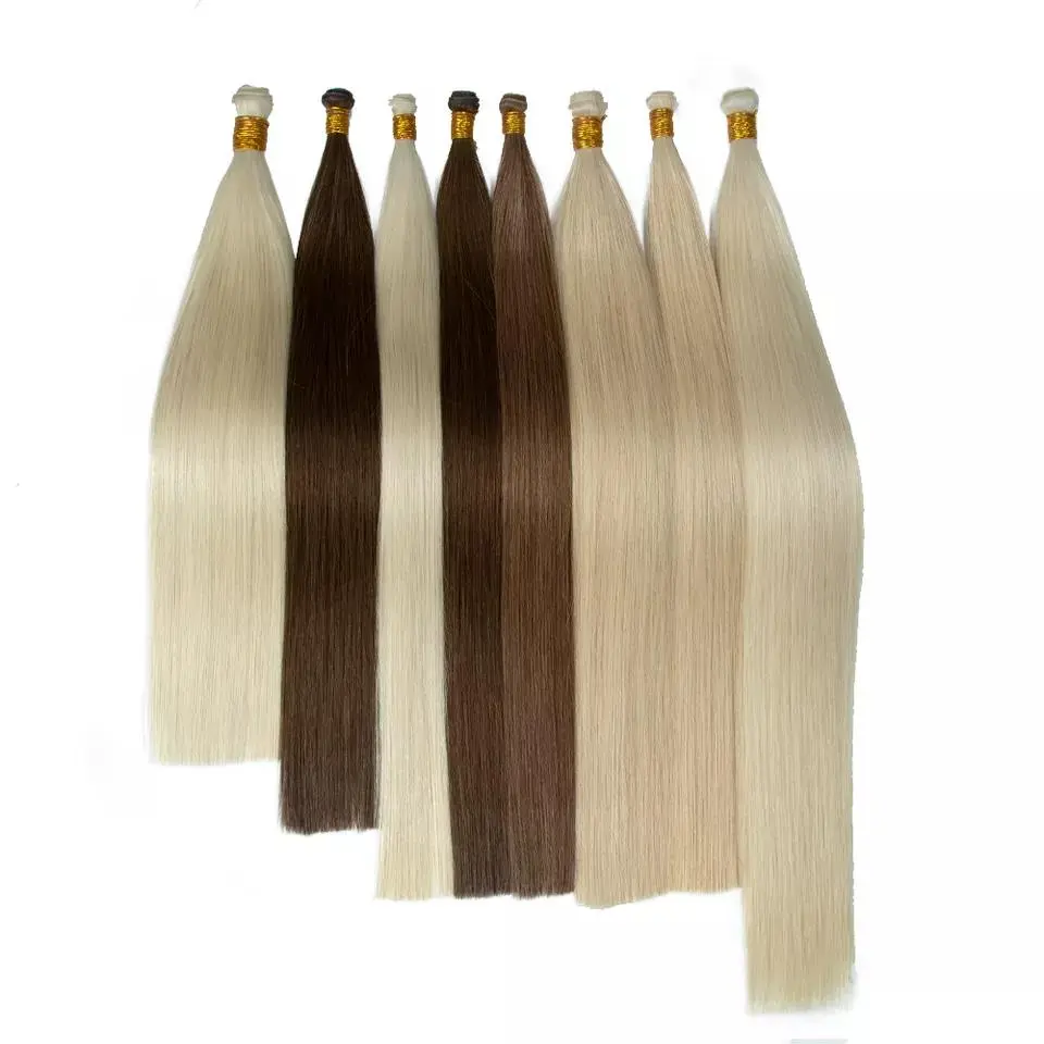 High Quality Double Drawn Virgin Genius Hair Weft Virgin Remy Hair Genius Weft Hair Extension